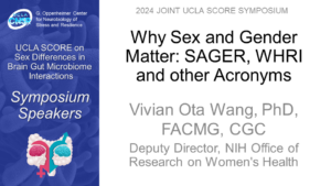 Why Sex and Gender Matter: SAGER, WHRI and other Acronyms