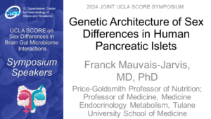 Genetic Architecture of Sex Differences in Human Pancreatic Islets