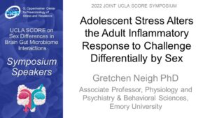 Adolescent Stress Alters the Adult Inflammatory Response to Challenge Differentially by Sex