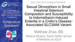 Sexual Dimorphism in Small Intestinal Selenium Composition and Susceptibility to Indomethacin-Induced Enteritis in a Crohn’s Disease-Associated SLC39A8 Variant
