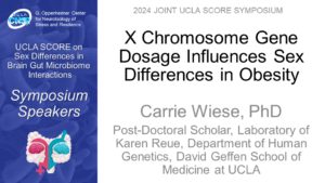 X Chromosome Gene Dosage Influences Sex Differences in Obesity